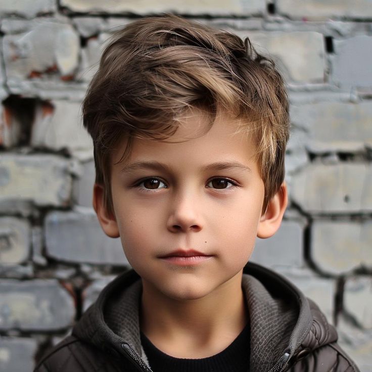 corte de cabelo infantil em menino